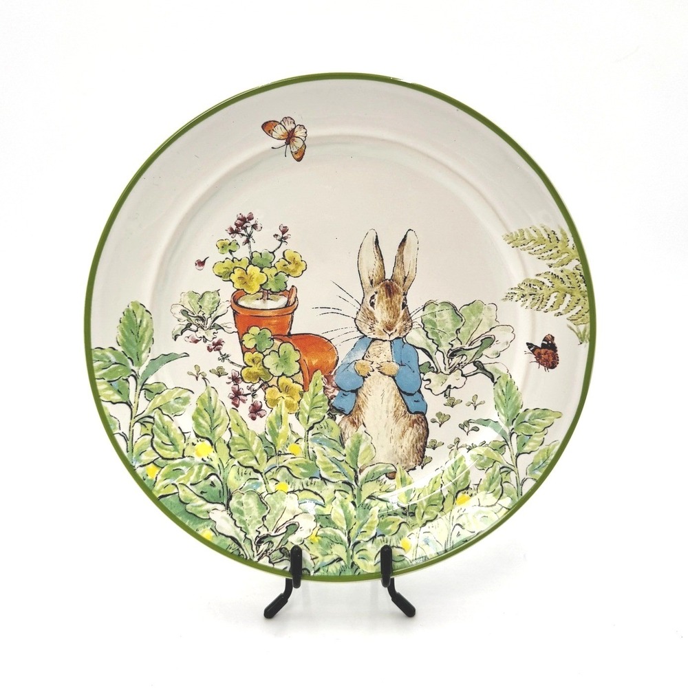 Pottery Barn Beatrix Potter Peter Rabbit‎ Garden Salad Plate 8.5 Inch Portugal